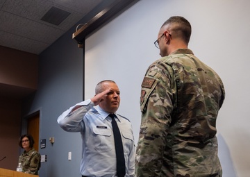 Senior Master Sgt. Andrew Edenburn promoted to chief master sergeant Aug. 14, 2022