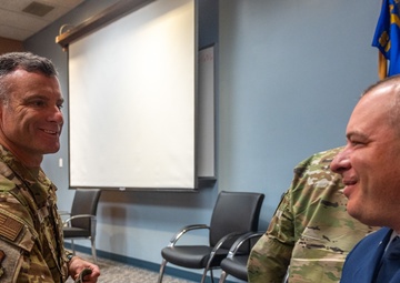 Senior Master Sgt. Andrew Edenburn promoted to chief master sergeant Aug. 14, 2022