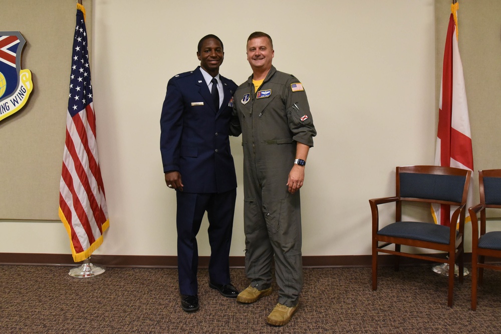 Lt. Col. Roseman Deas Assumes Command of the 106th Air Refueling Squadron