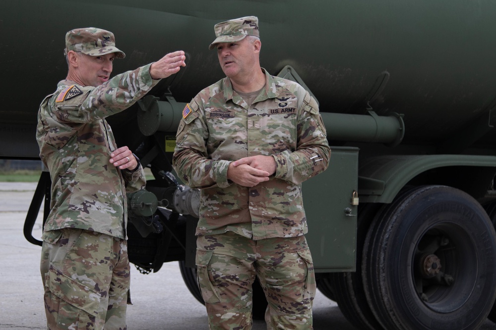 Army National Guard Deputy Surgeon Col. Kiersey visits Grayling Army Airfield during Northern Strike