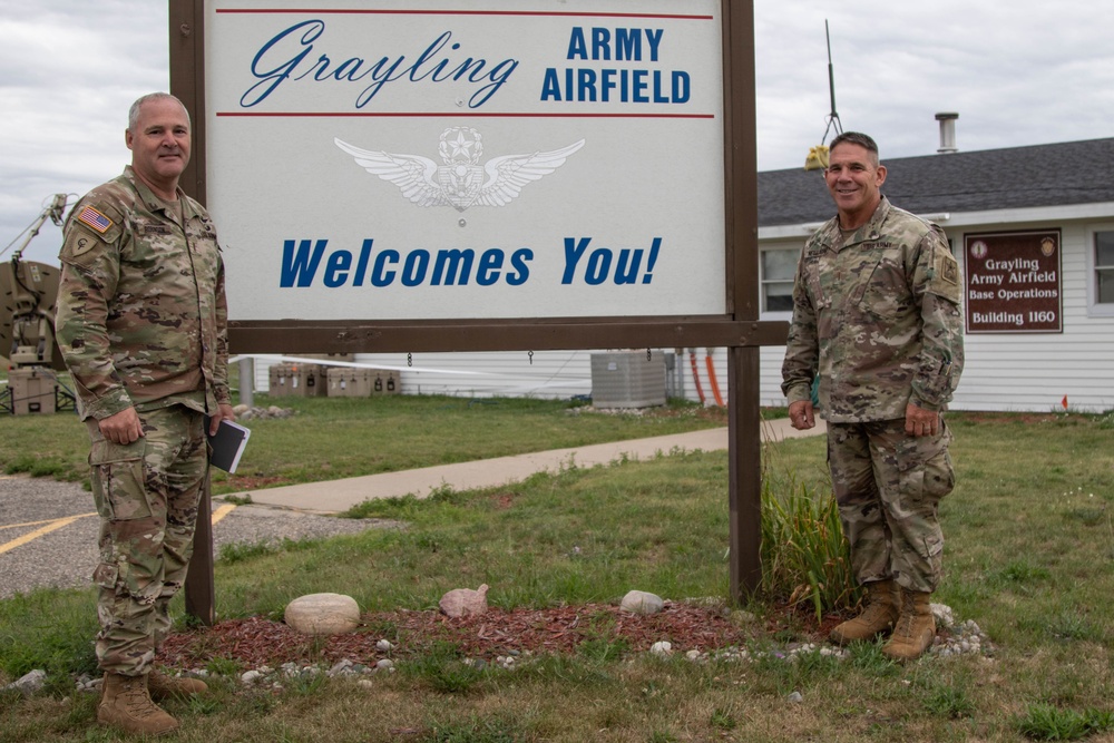 Command Chief Warrant Officers at Grayling Army Airfield during Northern Strike