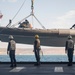 Sailors deploy small boats