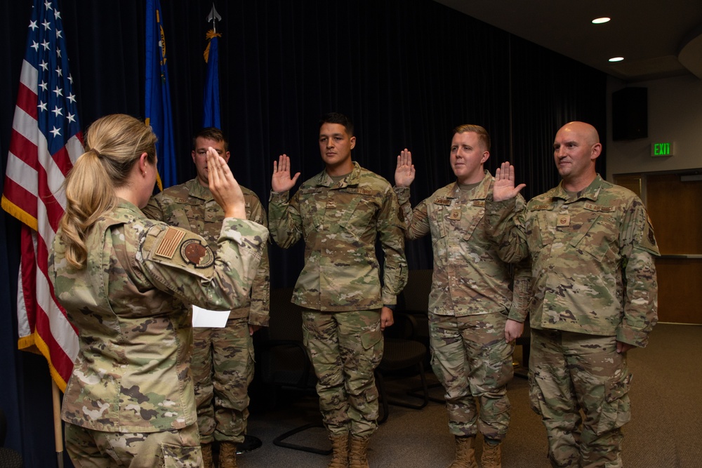 Airmen From The 152nd Communications Flight And 152nd Operations Group