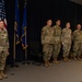 Lt. Col. Shannon Castaneda, the commander of the 152nd Communications Flight, promotes four Airmen to ranks of Master Sergeant and Senior Airman