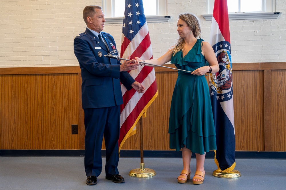 Lt. Col Skaggs retirement ceremony