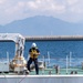 Japan Coast Guard ship docks at Marine Corps Air Station Iwakuni harbor