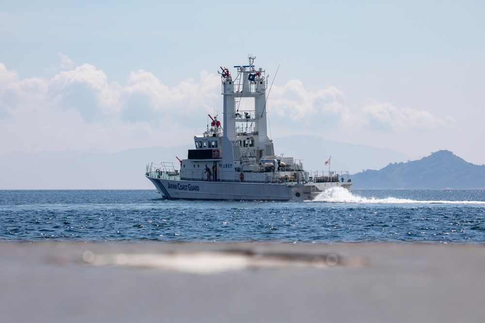 To rule the waves: Japan Coast Guard conduct operations at Marine Corps Air Station Iwakuni harbor