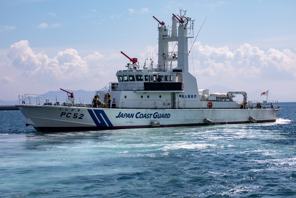 To rule the waves: Japan Coast Guard conduct operations at Marine Corps Air Station Iwakuni harbor