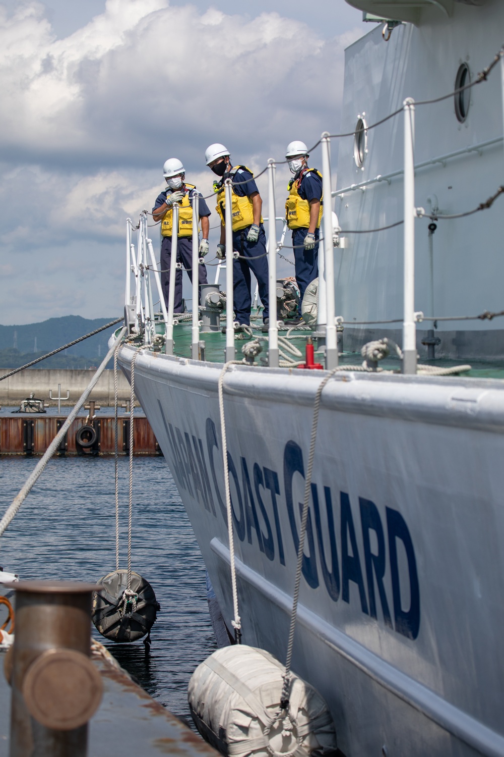 To rule the waves: Japan Coast Guard conduct operations at Marine Corps Air Station Iwakuni harbor