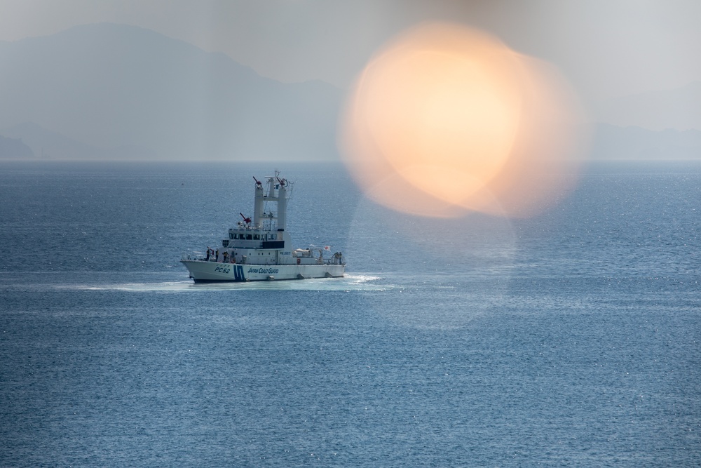 To rule the waves: Japan Coast Guard conduct operations at Marine Corps Air Station Iwakuni harbor