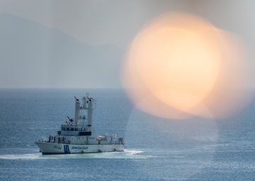 To rule the waves: Japan Coast Guard conduct operations at Marine Corps Air Station Iwakuni harbor
