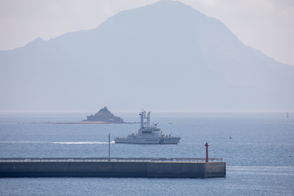 To rule the waves: Japan Coast Guard conduct operations at Marine Corps Air Station Iwakuni harbor