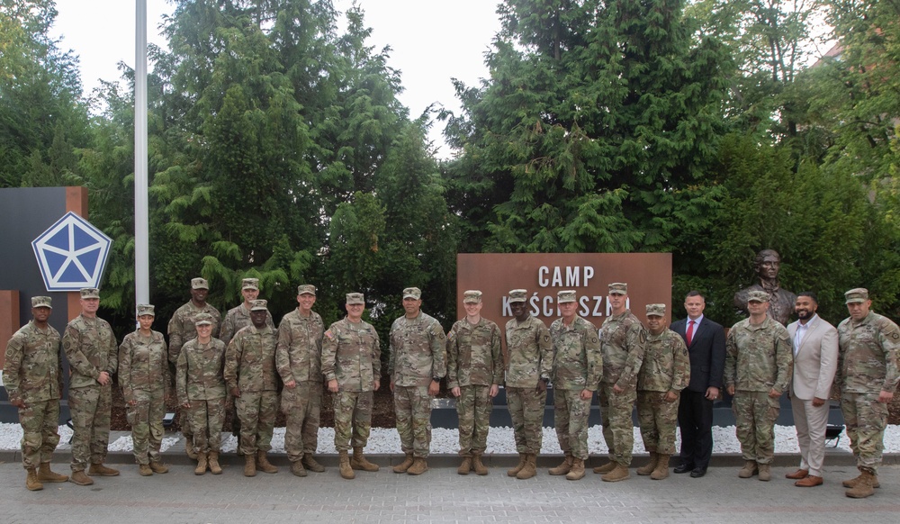 Gen. Edward Daly Visits Camp Kościuszko