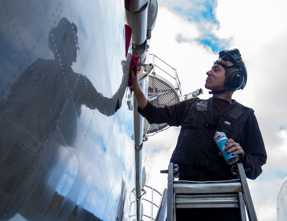 The Harry S. Truman Carrier Strike Group is on a scheduled deployment in the U.S. Naval Forces Europe area of operations, employed by U.S. Sixth Fleet to defend U.S., allied and partner interests.