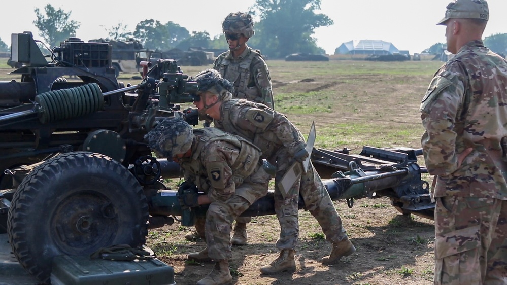 1-320th Artillery Certification Training in Romania