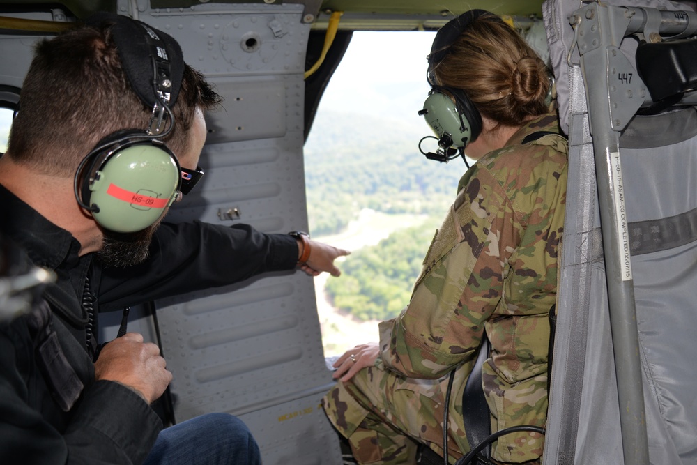 USACE conducts fly over to survey flood damage in eastern Kentucky