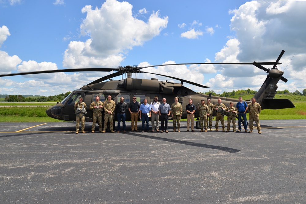 USACE conducts fly over to survey flood damage in eastern Kentucky