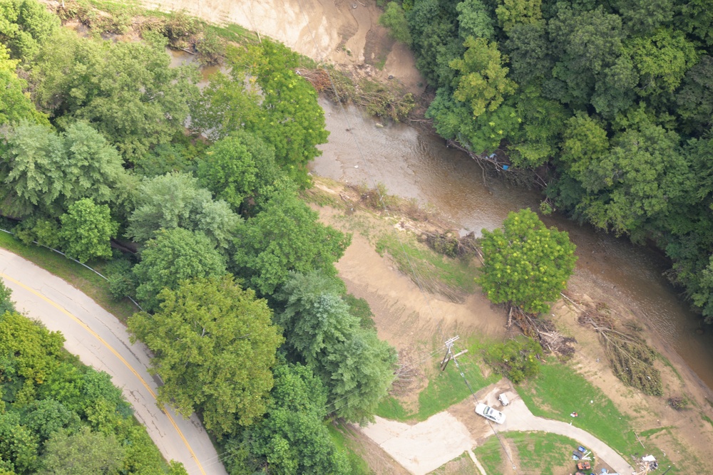 USACE conducts fly over to survey flood damage in eastern Kentucky