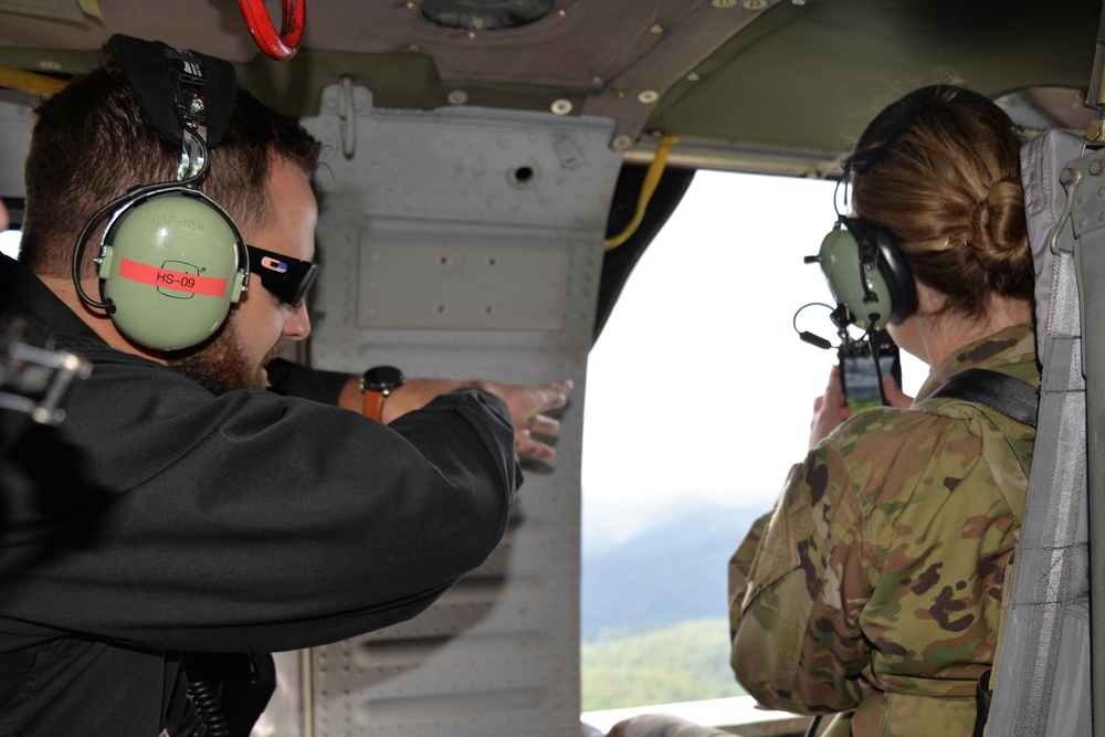 USACE conducts fly over to survey flood damage in eastern Kentucky