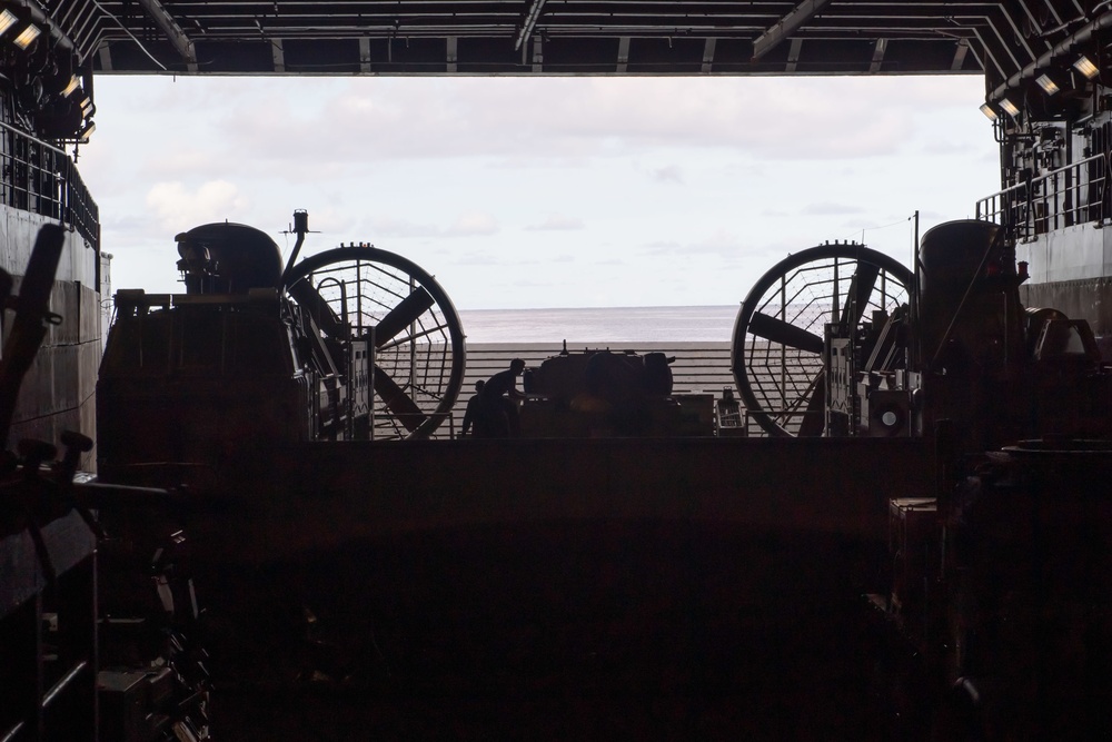 Well Deck Operations aboard USS New Orleans August 11, 2022