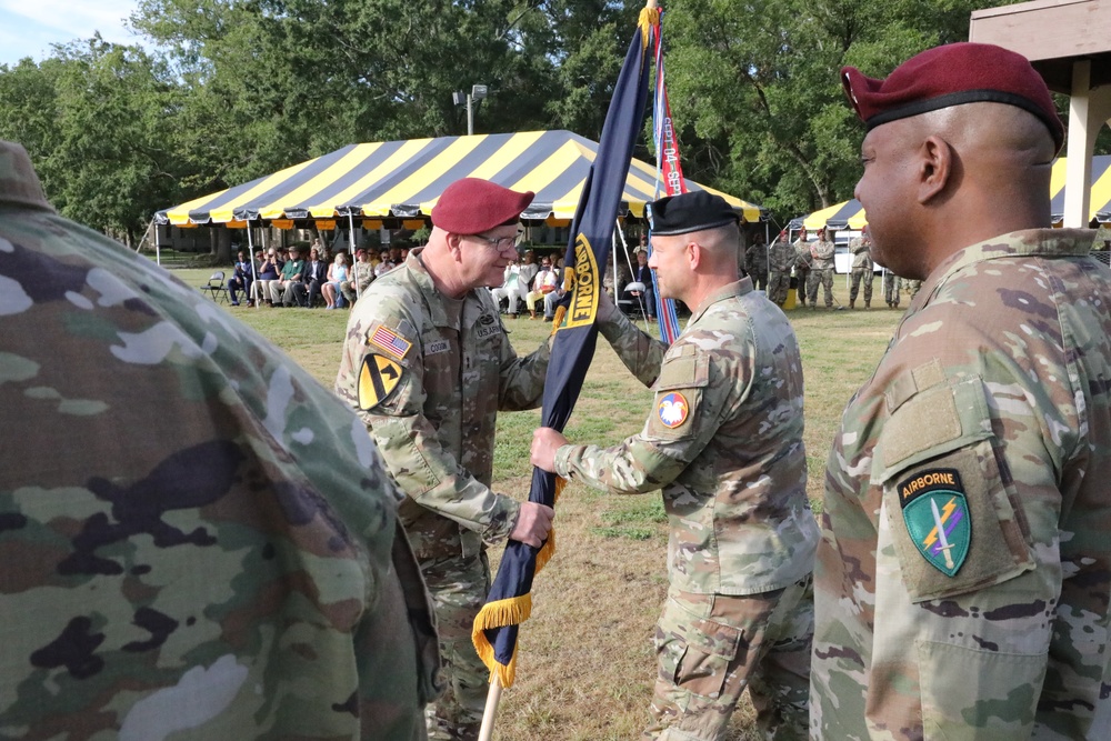 Triple ceremony brings a new command team to USACAPOC(A)
