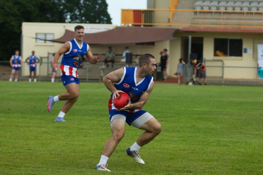 MRF-D 22 Australian Football Team Participates in the Footy 9's