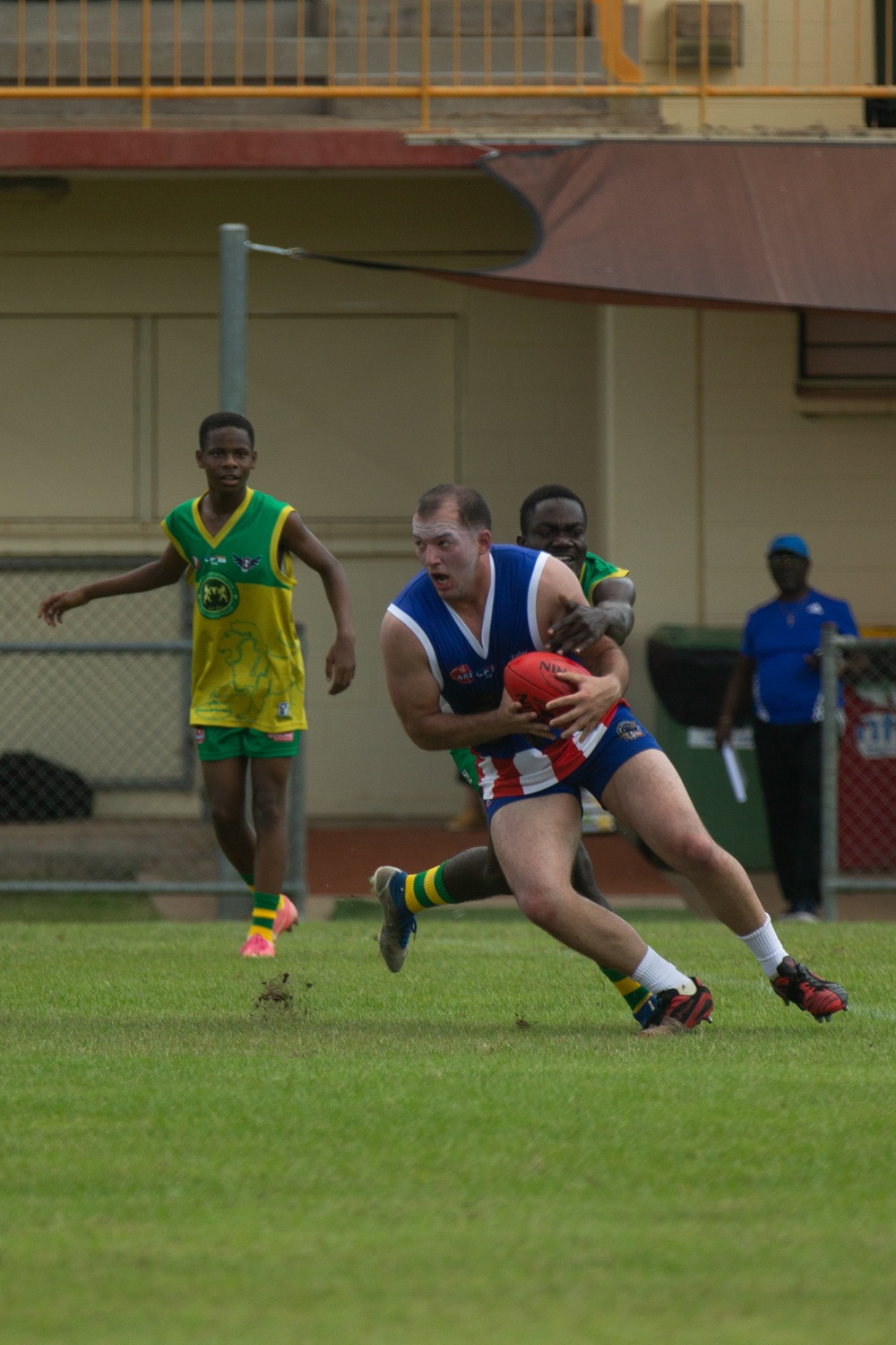 MRF-D 22 Australian Football Team Participates in the Footy 9's