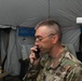 The 29th CAB signal officer checks communications