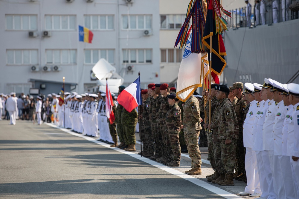 1-502 Infantry Regiment joins Romanian Navy Day ceremony