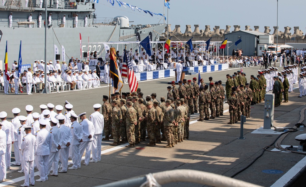 1-502 Infantry Regiment joins Romanian Navy Day ceremony