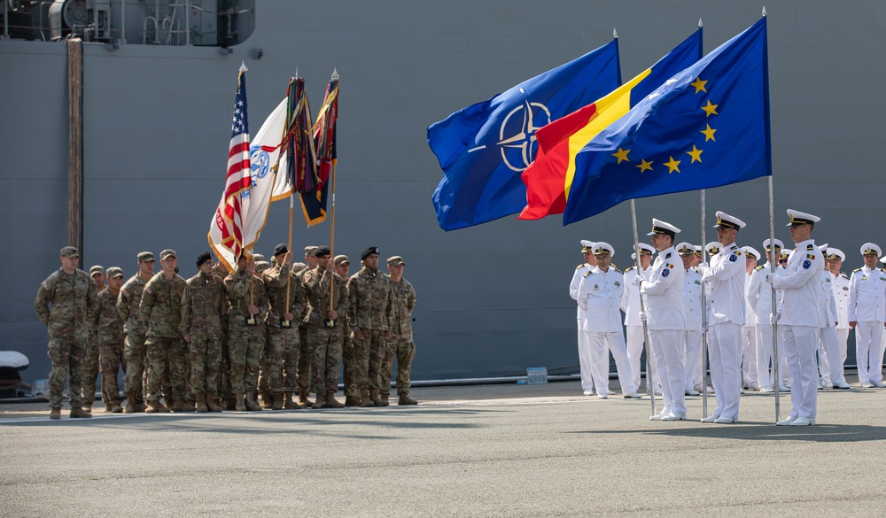 1-502 Infantry Regiment joins Romanian Navy Day ceremony