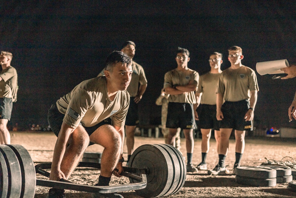 US Army Forces Command Best Squads Conduct an ACFT
