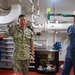 Pacific Partnership 2022 Mission Commander presents coins to Sailors