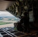 MC-130J Commando IIs conduct nighttime three-ship formation operations