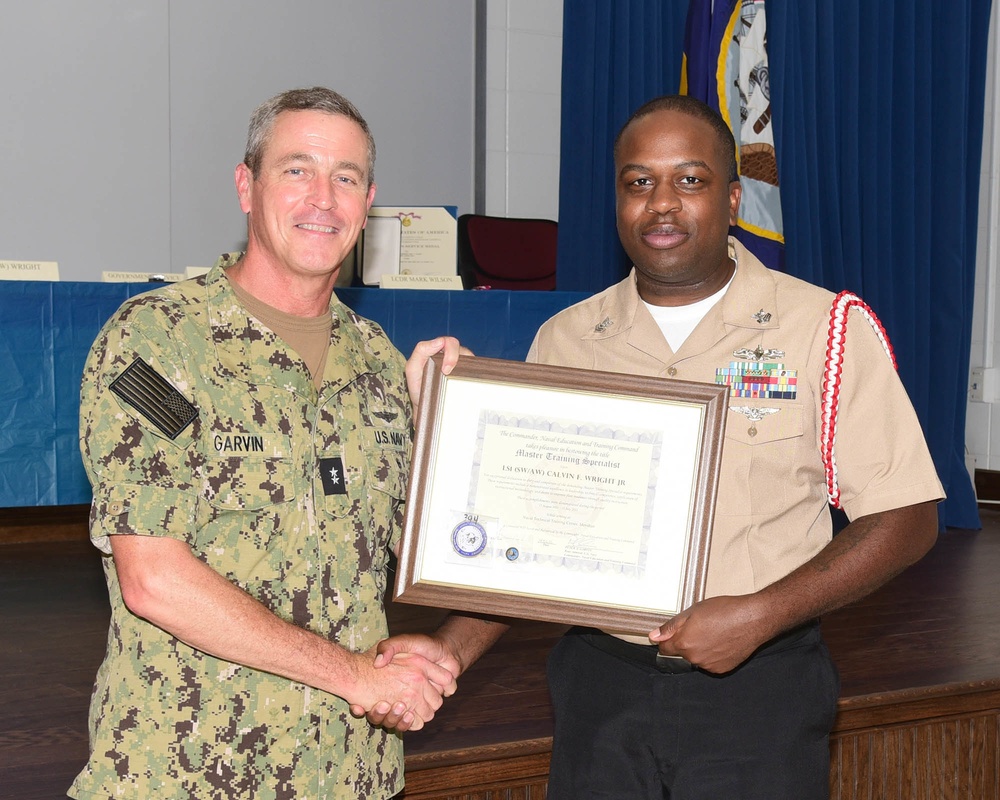 NETC Commander Visits NTTC Meridian