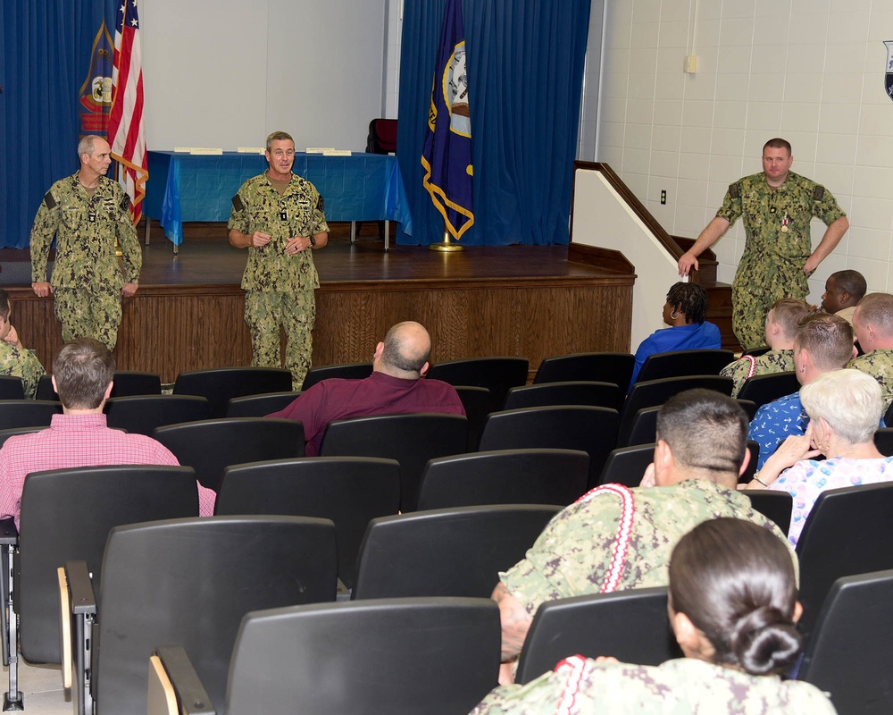 NETC Commander Visits NTTC Meridian