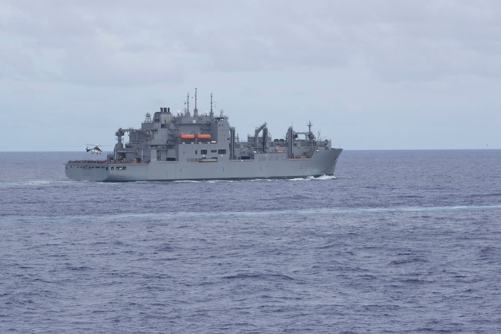 USS Tripoli Vertical Replenishment