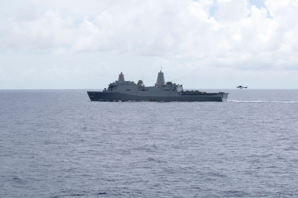 USS Tripoli Vertical Replenishment