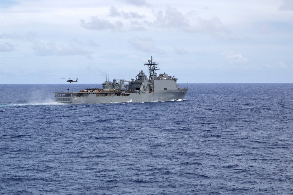 USS Tripoli Vertical Replenishment