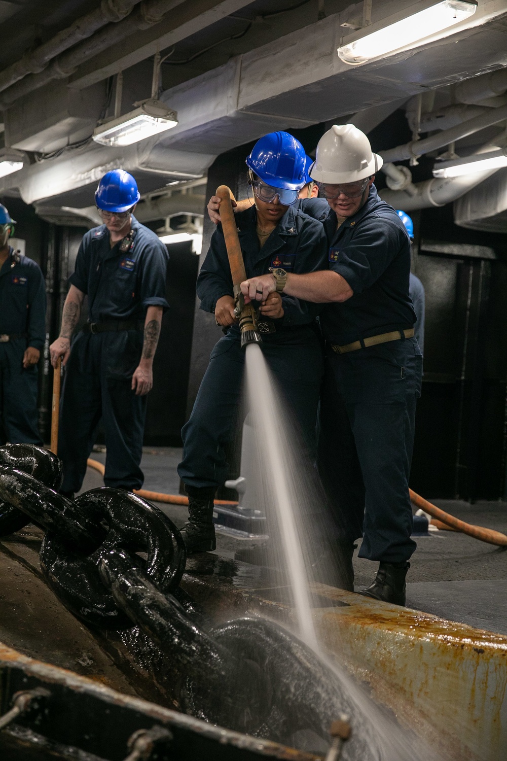 USS George H.W. Bush (CVN 77) Conducts Anchoring Exercise