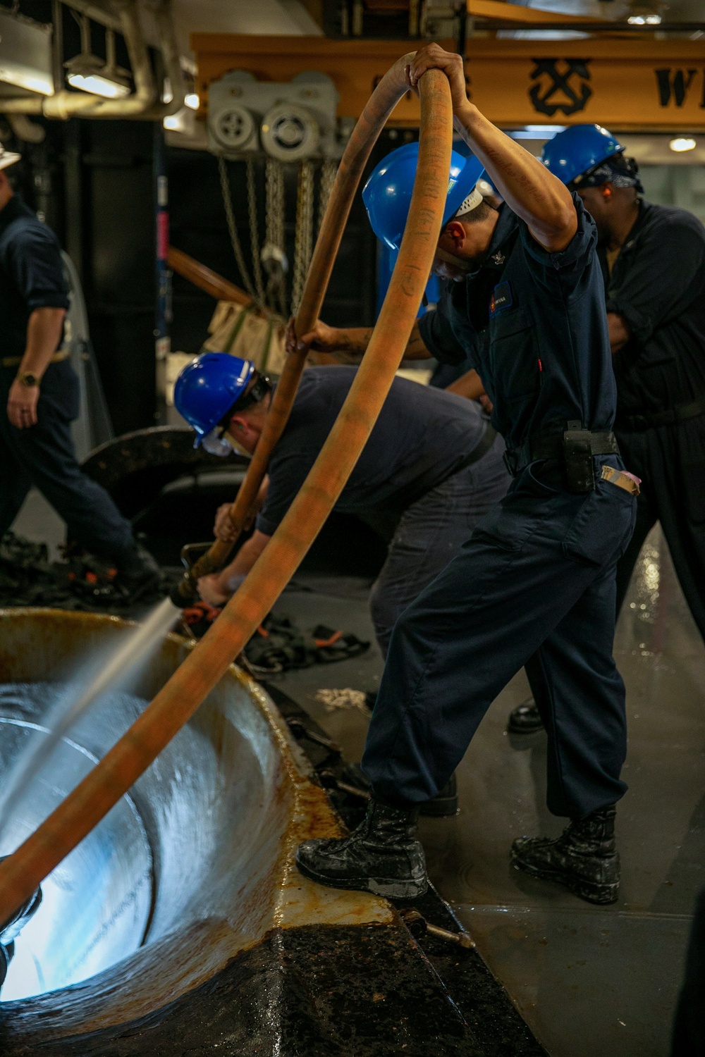 USS George H.W. Bush Completes Anchoring Evolution