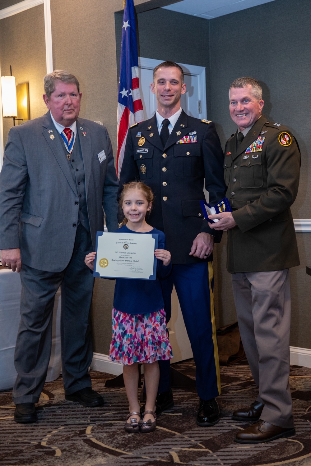 The Maryland Society of the Sons of the American Revolution- Maryland 400 Distinguished Service Medal Awards Ceremony