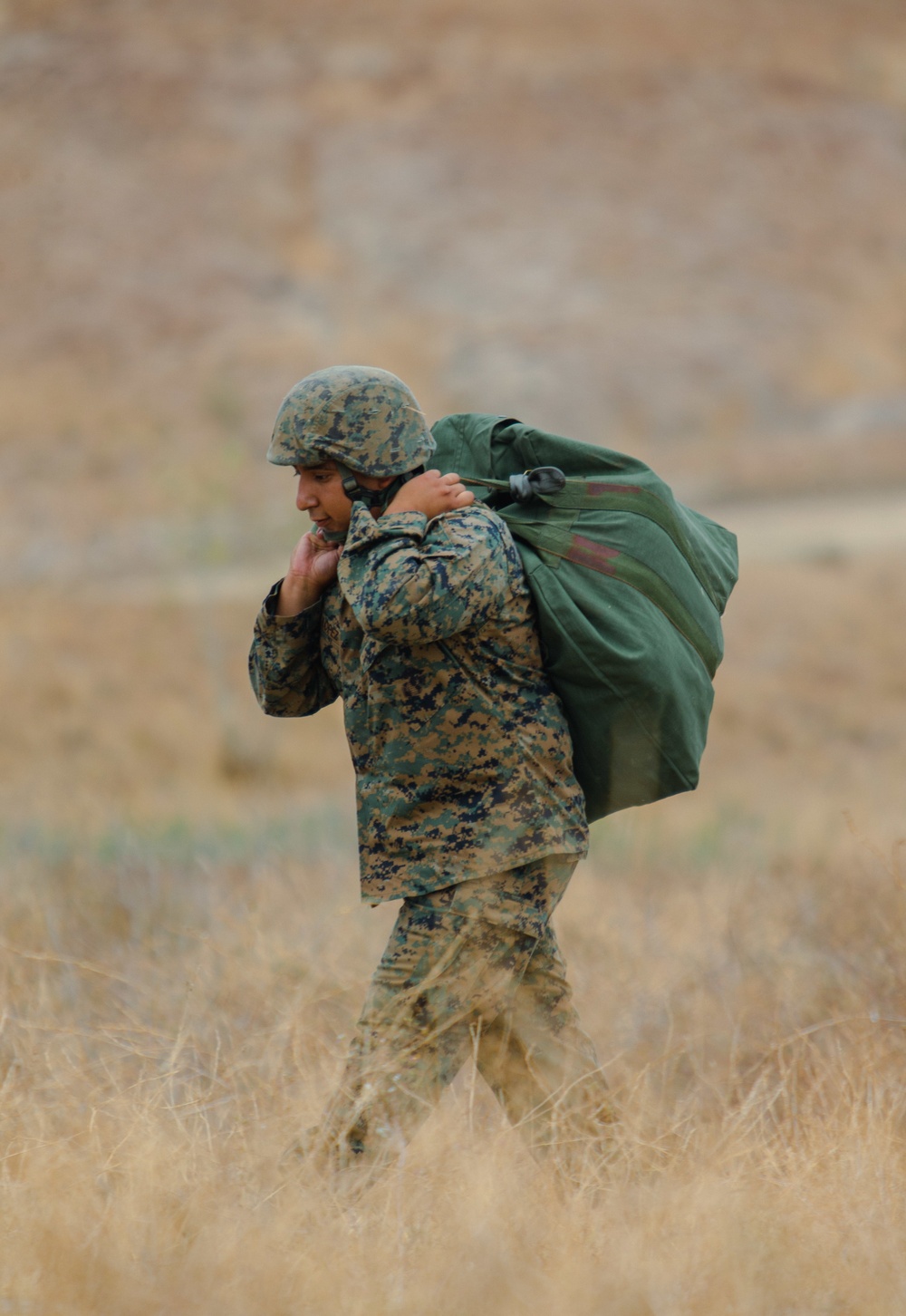 3rd ANGLICO parachute from a KC-130J Hercules on Camp Pendleton