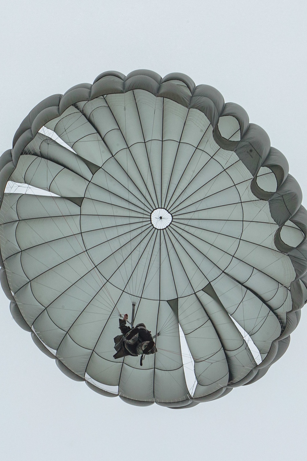 3rd ANGLICO parachute from a KC-130J Hercules on Camp Pendleton