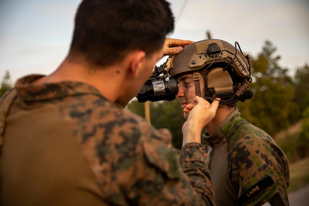 U.S., Finland Bilateral  NVG Training
