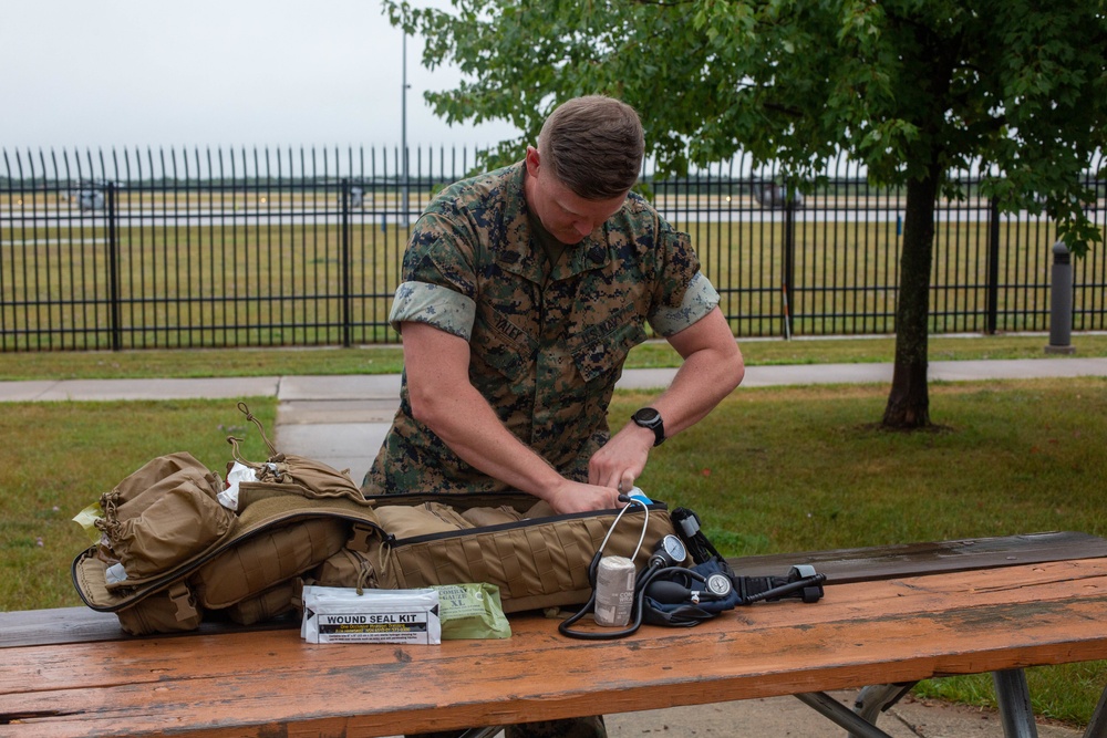 Marines with Marine Light Attack Helicopter Squadron (HMLA) 167 support exercise Northern Strike 22-2