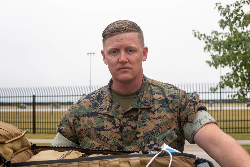 Marines with Marine Light Attack Helicopter Squadron (HMLA) 167 support exercise Northern Strike 22-2