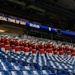 Marines with “The Commandant’s Own,” U.S. Marine Drum and Bugle Corps, showcased their talents in front of thousands of enthusiastic fans at Lucas Oil Stadium
