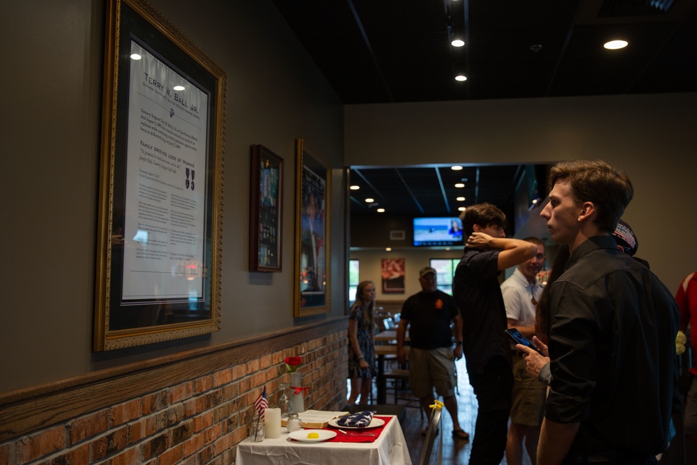 Sports Bar honors the memory of Gunnery Sgt. Terry Ball