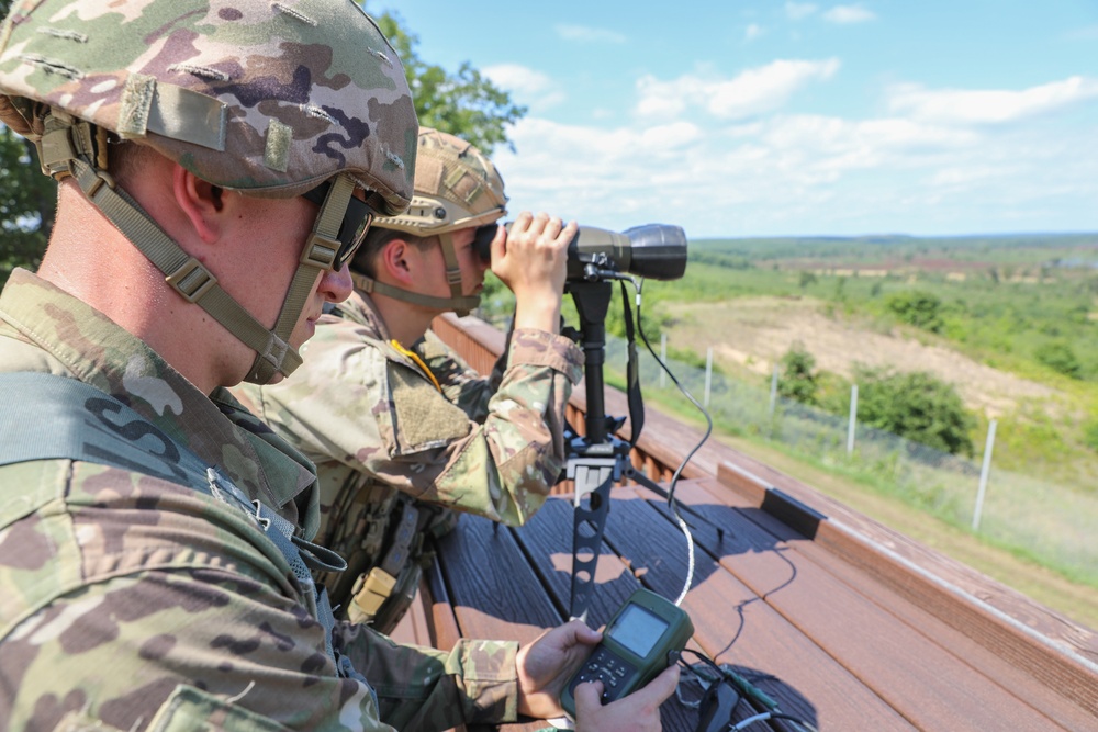 Secretary of the Army Visits Ohio and Michigan National Guard Soldiers During Annual Training